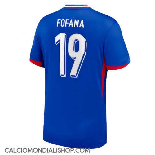 Maglie da calcio Francia Youssouf Fofana #19 Prima Maglia Europei 2024 Manica Corta